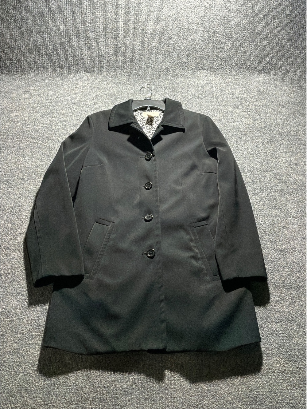 Merona Women's Black Polyester Coat Medium perfect for the fall weather